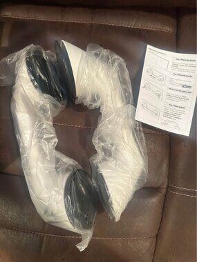 Grab Me Suction Grab Bars 12in 2 Pcs Black + White